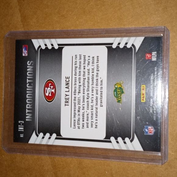 Trey Lance rookie NFL and college uniform)Cowboys - Picture 2 of 2